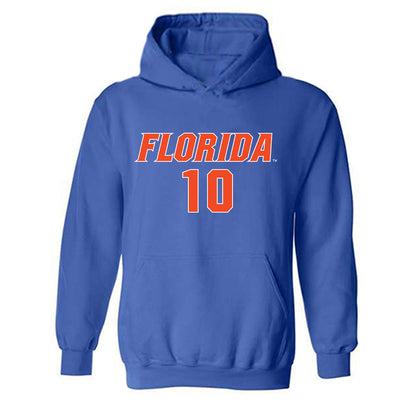 Florida - NCAA Women's Volleyball : Milica Vidacic - Replica Shersey Hooded Sweatshirt-0