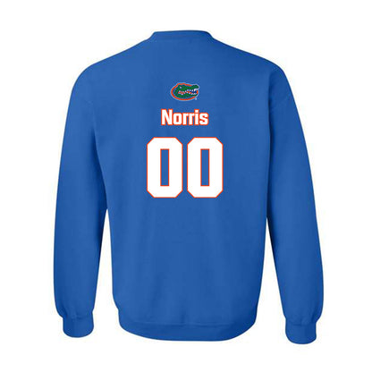 Florida - NCAA Women's Soccer : Nylah Norris - Replica Shersey Crewneck Sweatshirt-1
