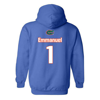Florida - NCAA Women's Soccer : Jayden Emmanuel - Replica Shersey Hooded Sweatshirt