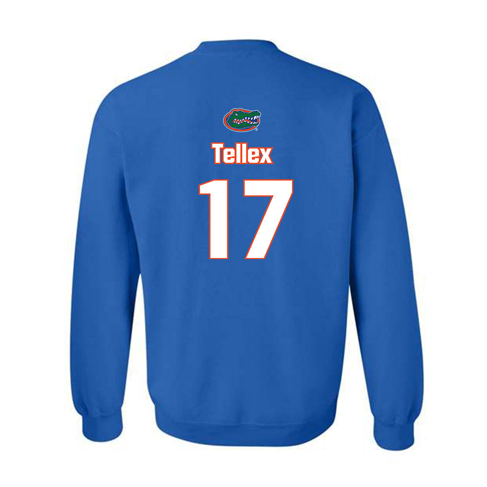 Florida - NCAA Women's Soccer : Delaney Tellex - Replica Shersey Crewneck Sweatshirt