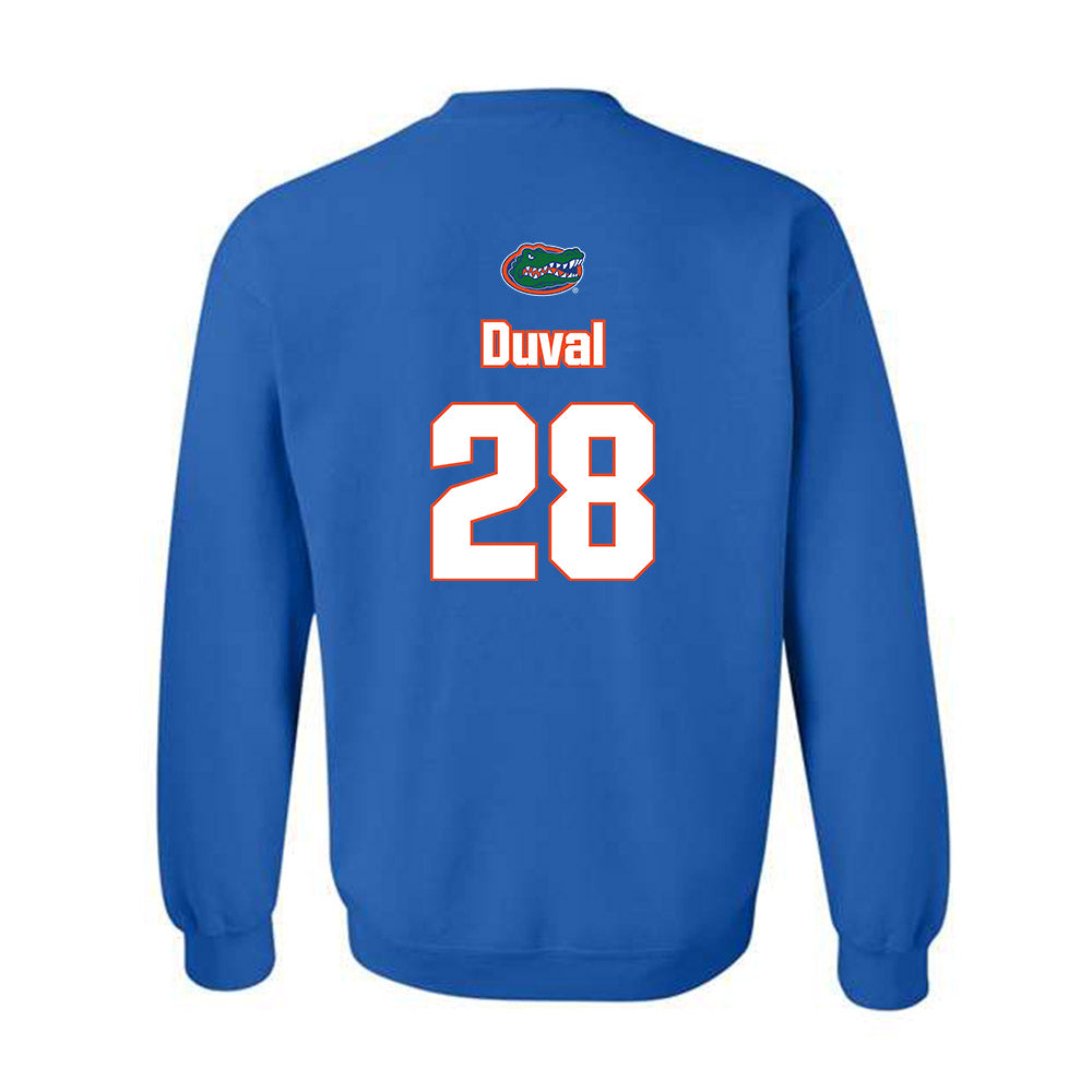 Florida - NCAA Women's Soccer : Emma Duval - Replica Shersey Crewneck Sweatshirt