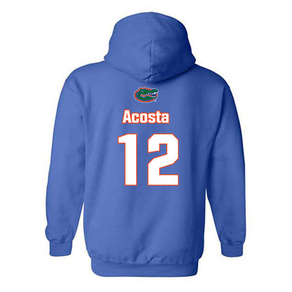 Florida - NCAA Women's Soccer : Ryleigh Acosta - Replica Shersey Hooded Sweatshirt