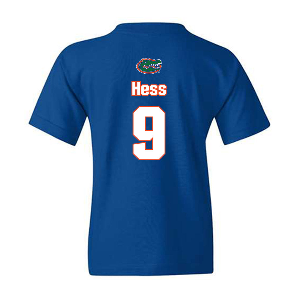 Florida - NCAA Women's Soccer : Addy Hess - Replica Shersey Youth T-Shirt-1