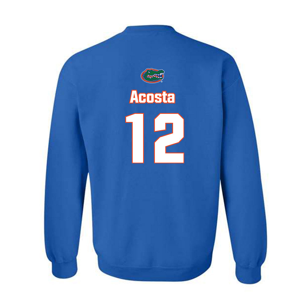 Florida - NCAA Women's Soccer : Ryleigh Acosta - Replica Shersey Crewneck Sweatshirt