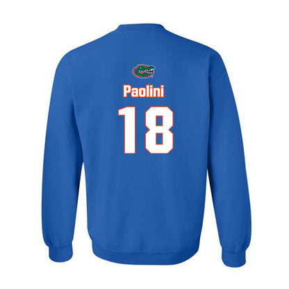 Florida - NCAA Women's Soccer : Ava Paolini - Replica Shersey Crewneck Sweatshirt-1
