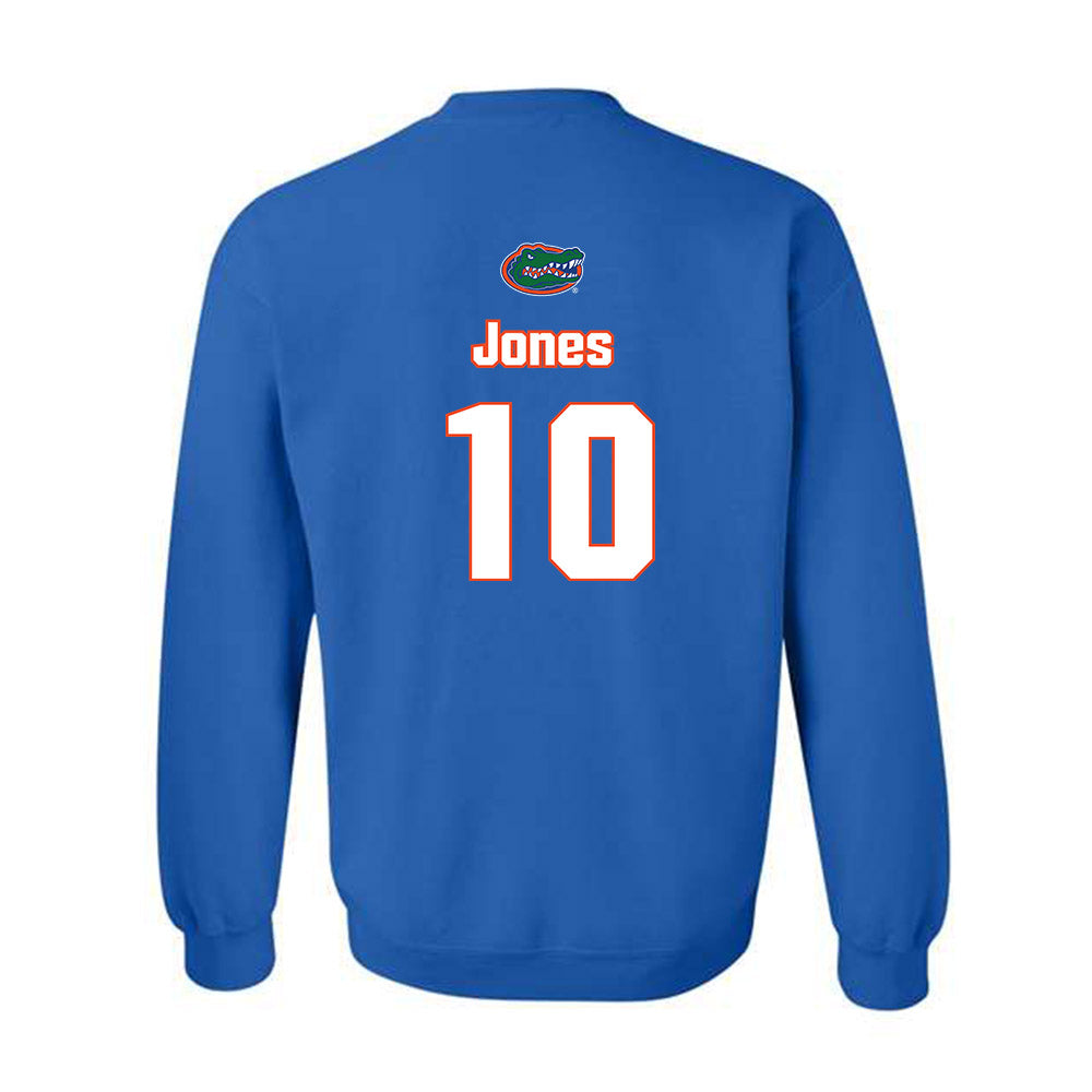 Florida - NCAA Women's Soccer : Madison Jones - Replica Shersey Crewneck Sweatshirt-1