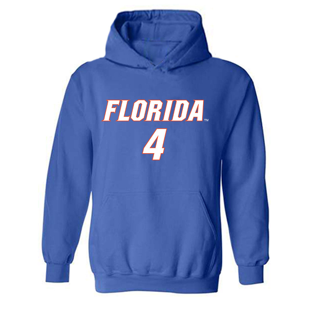 Florida - NCAA Women's Soccer : Megan Hinnenkamp - Replica Shersey Hooded Sweatshirt