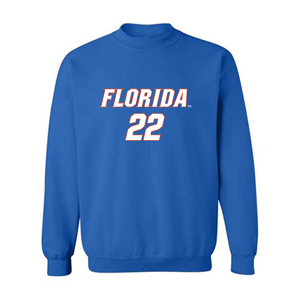 Florida - NCAA Women's Soccer : Oakley Rasmussen - Replica Shersey Crewneck Sweatshirt