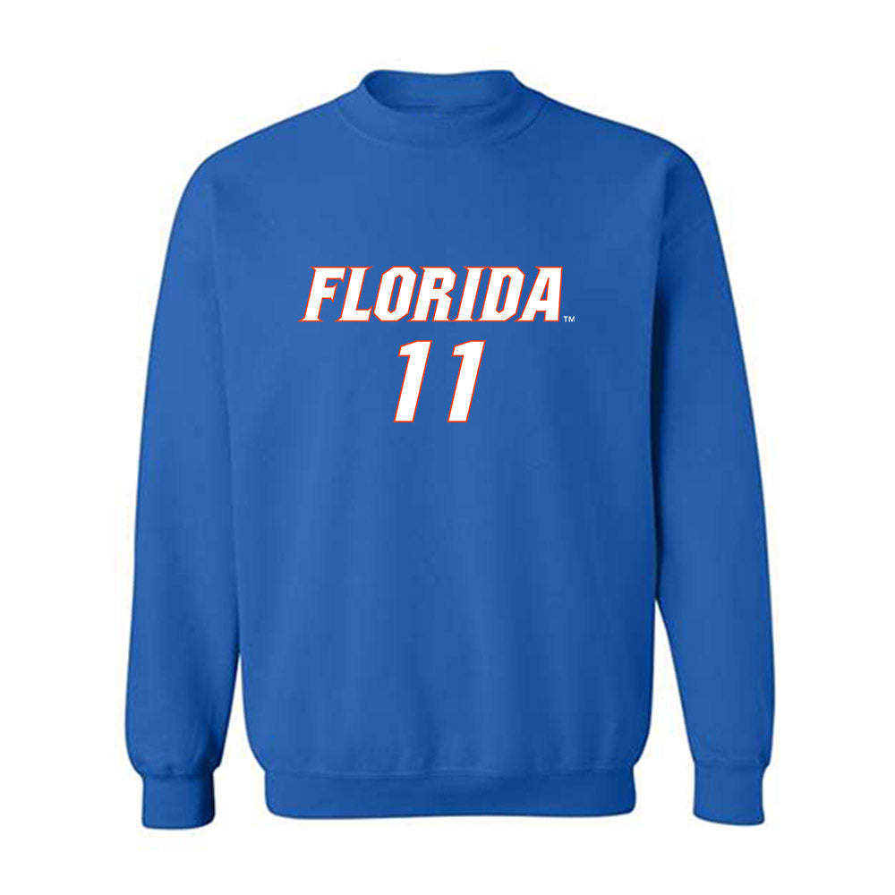 Florida - NCAA Women's Soccer : Sophie White - Replica Shersey Crewneck Sweatshirt