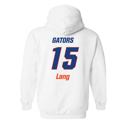 Florida - NCAA Women's Soccer : Addy Lang - Replica Shersey Hooded Sweatshirt-1