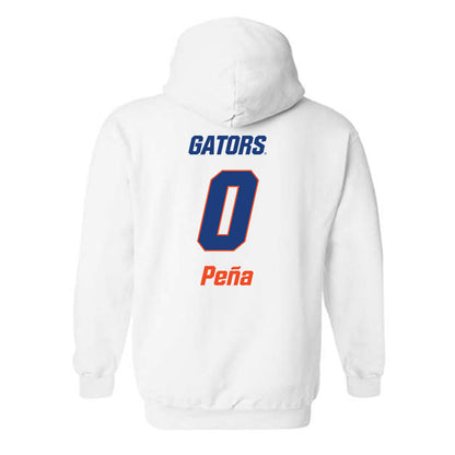 Florida - NCAA Women's Soccer : Paloma Peña - Replica Shersey Hooded Sweatshirt-1