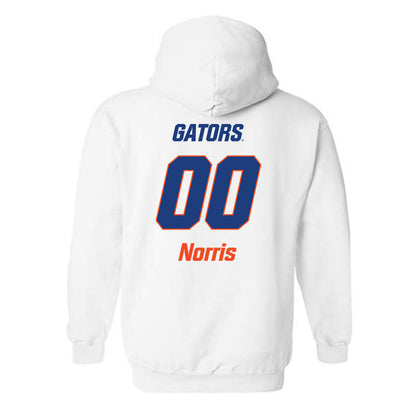 Florida - NCAA Women's Soccer : Nylah Norris - Replica Shersey Hooded Sweatshirt-1