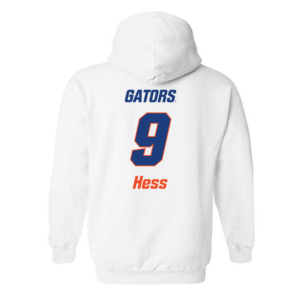 Florida - NCAA Women's Soccer : Addy Hess - Replica Shersey Hooded Sweatshirt-1