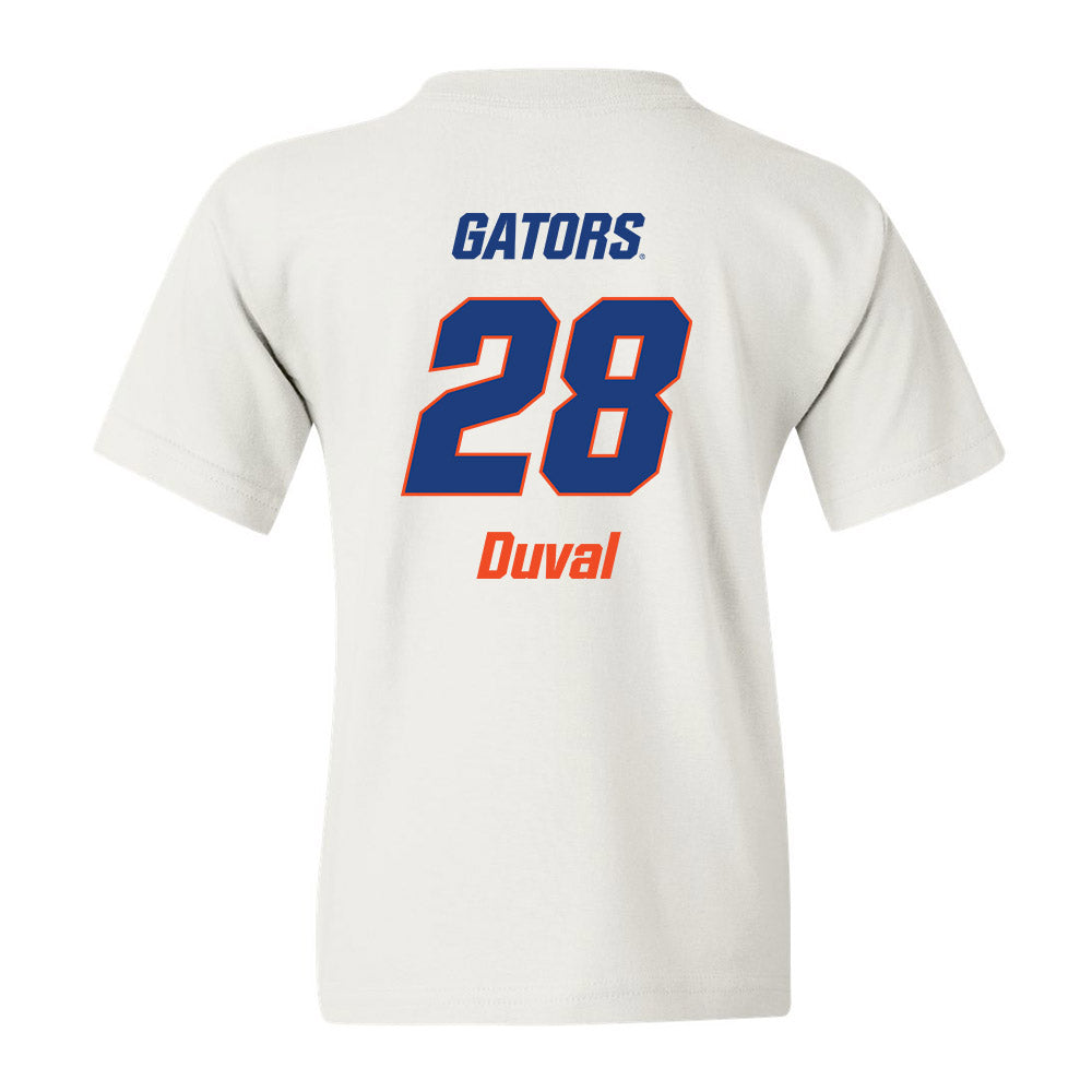 Florida - NCAA Women's Soccer : Emma Duval - Replica Shersey Youth T-Shirt