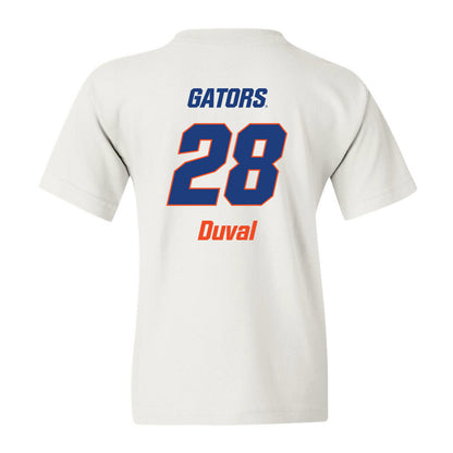 Florida - NCAA Women's Soccer : Emma Duval - Replica Shersey Youth T-Shirt