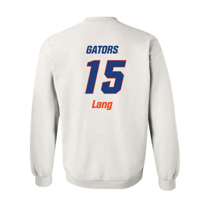 Florida - NCAA Women's Soccer : Addy Lang - Replica Shersey Crewneck Sweatshirt-1