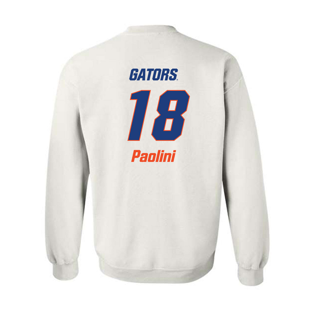 Florida - NCAA Women's Soccer : Ava Paolini - Replica Shersey Crewneck Sweatshirt-1