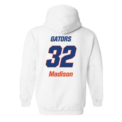 Florida - NCAA Women's Soccer : Victoria Madison - Replica Shersey Hooded Sweatshirt-1