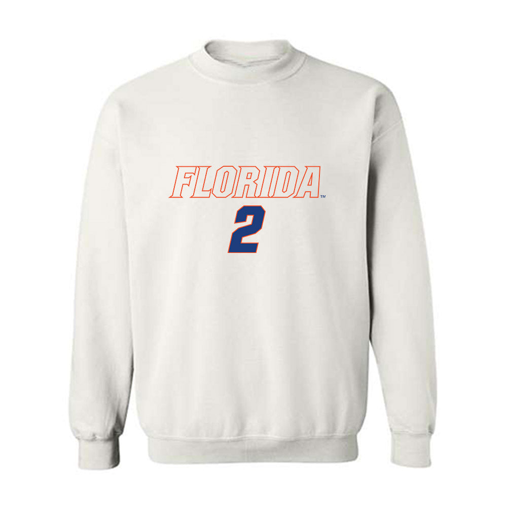 Florida - NCAA Women's Soccer : Kai Tsakiris - Replica Shersey Crewneck Sweatshirt-0