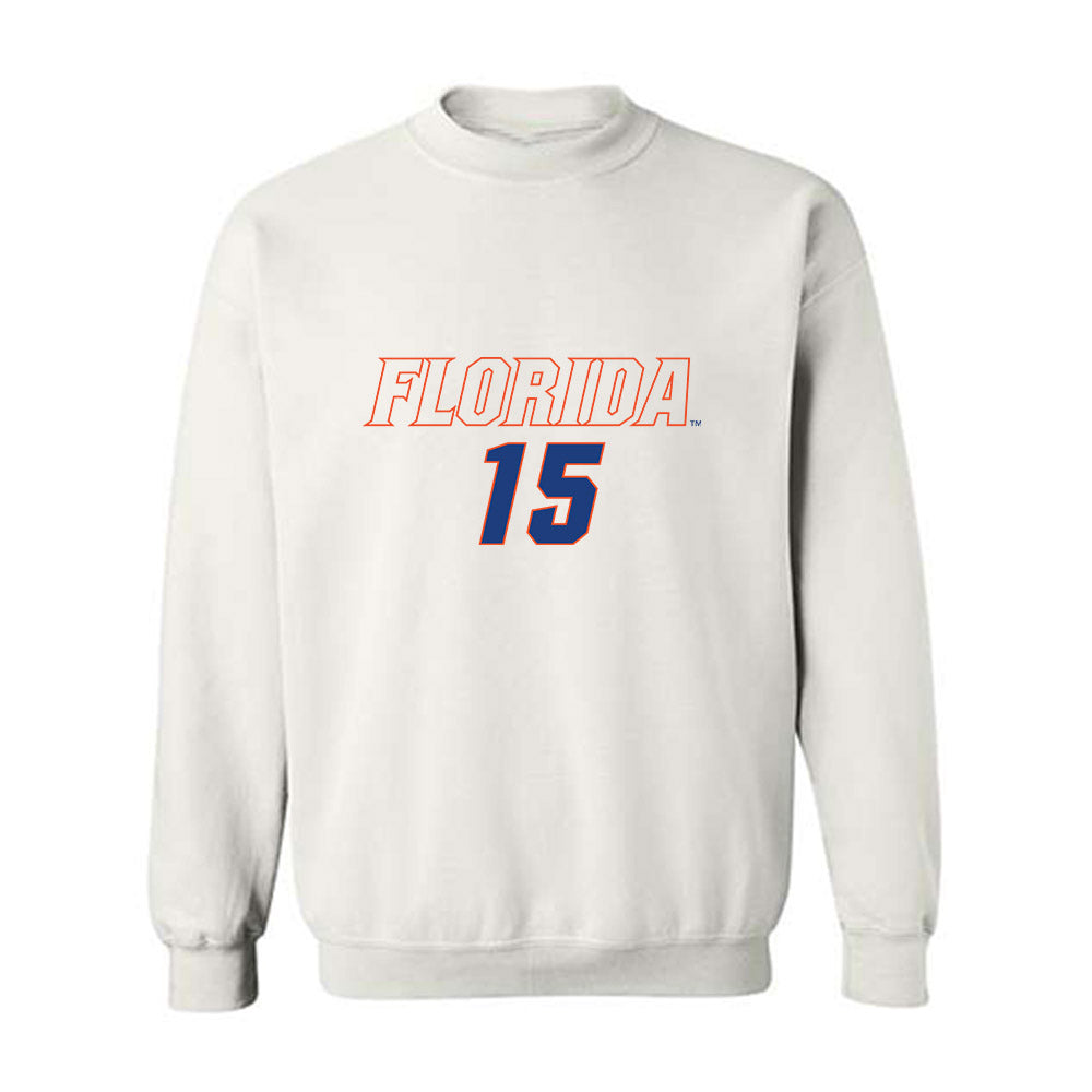Florida - NCAA Women's Soccer : Addy Lang - Replica Shersey Crewneck Sweatshirt-0