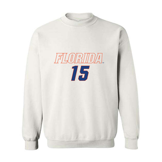 Florida - NCAA Women's Soccer : Addy Lang - Replica Shersey Crewneck Sweatshirt-0