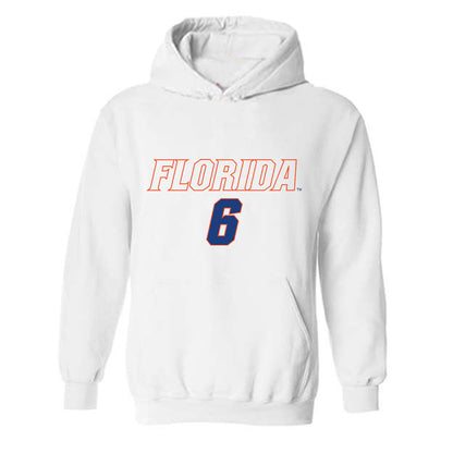 Florida - NCAA Women's Soccer : Avery Upton - Replica Shersey Hooded Sweatshirt