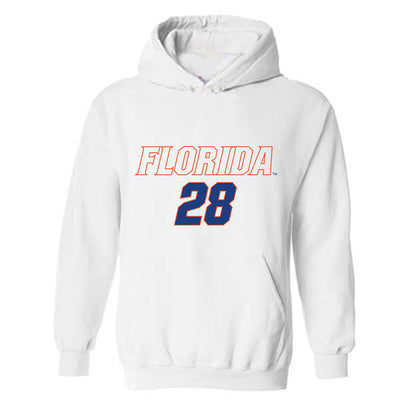 Florida - NCAA Women's Soccer : Emma Duval - Replica Shersey Hooded Sweatshirt
