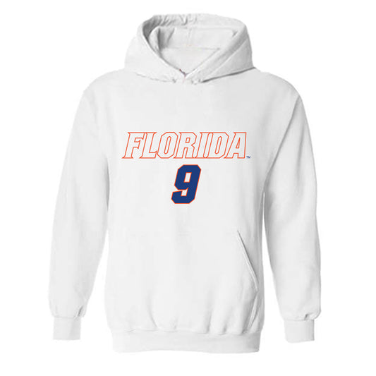 Florida - NCAA Women's Soccer : Addison Hess - Replica Shersey Hooded Sweatshirt-0