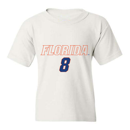 Florida - NCAA Women's Soccer : Charlotte McClure - Replica Shersey Youth T-Shirt-0