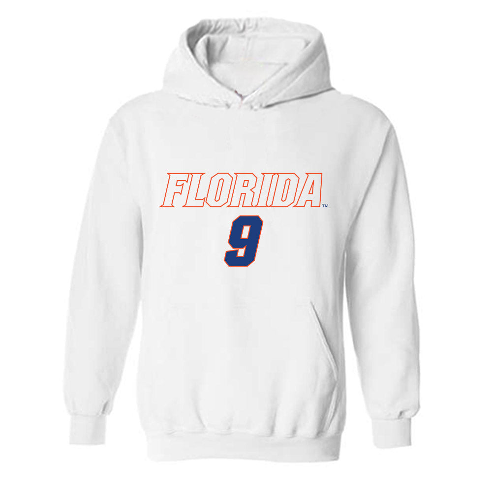 Florida - NCAA Women's Soccer : Addy Hess - Replica Shersey Hooded Sweatshirt-0
