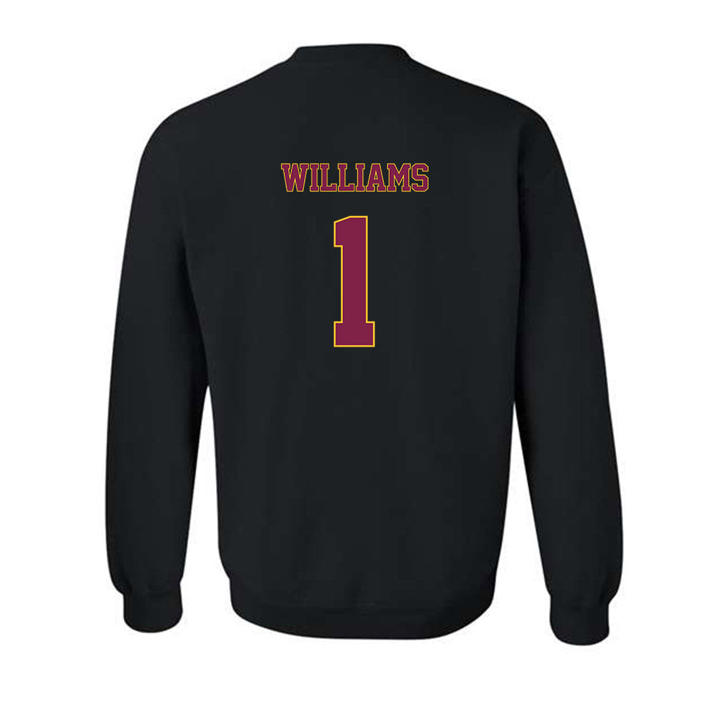 Arizona State - NCAA Women's Basketball : Amaya Williams - Classic Fashion Shersey Crewneck Sweatshirt-1