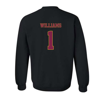 Arizona State - NCAA Women's Basketball : Amaya Williams - Classic Fashion Shersey Crewneck Sweatshirt-1