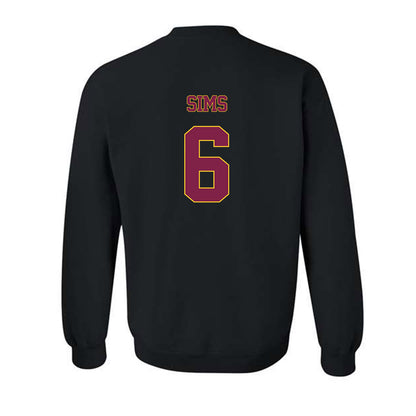 Arizona State - NCAA Football : Jeff Sims - Classic Fashion Shersey Crewneck Sweatshirt-1