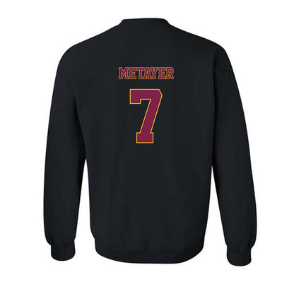Arizona State - NCAA Football : Chamon Metayer - Classic Fashion Shersey Crewneck Sweatshirt-1