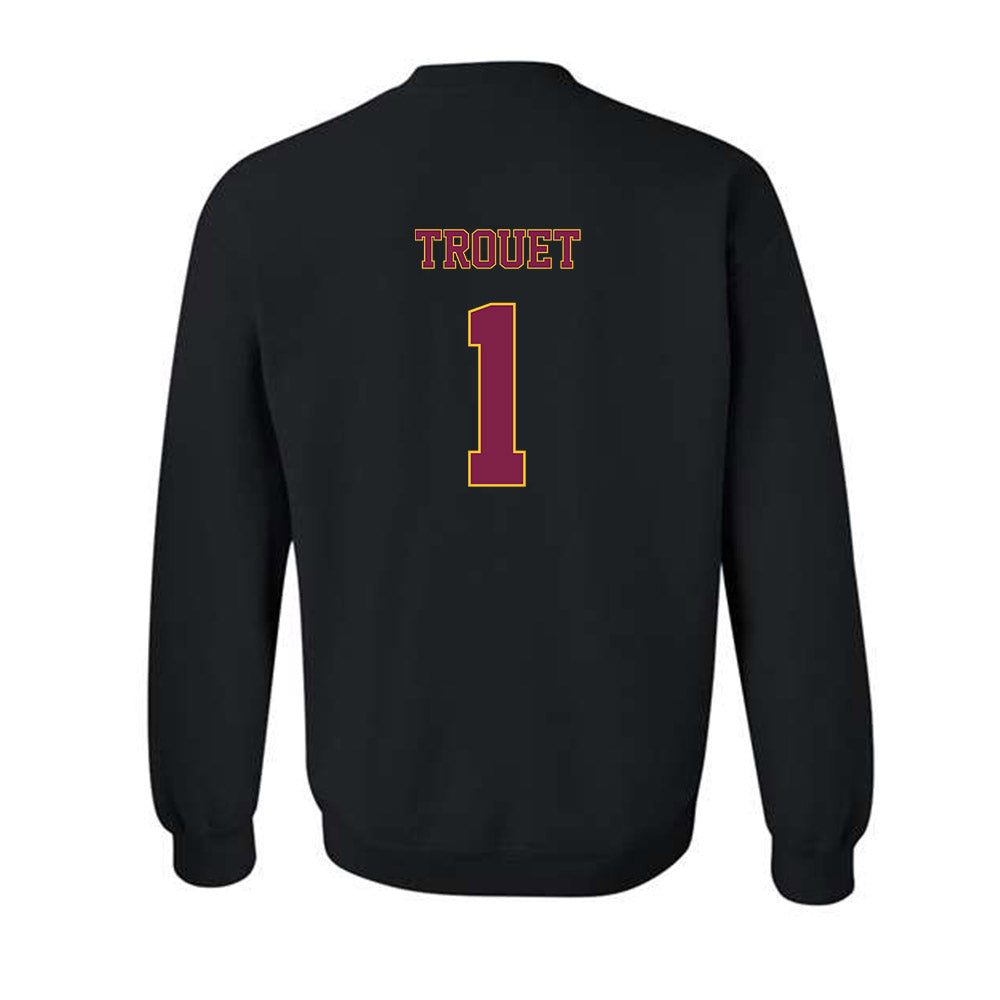 Arizona State - NCAA Men's Basketball : Santiago Trouet - Classic Fashion Shersey Crewneck Sweatshirt-1