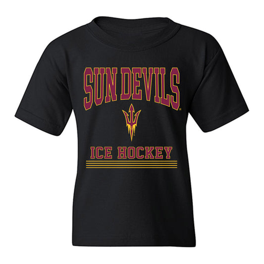 Arizona State - NCAA Men's Ice Hockey : Austin Zemlak - Classic Fashion Shersey Youth T-Shirt-0