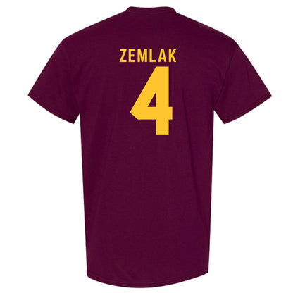 Arizona State - NCAA Men's Ice Hockey : Austin Zemlak - Classic Shersey T-Shirt-1