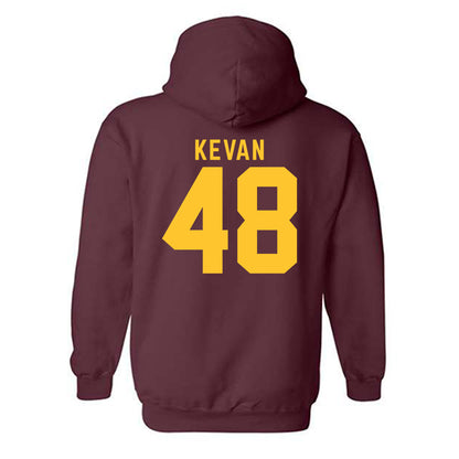 Arizona State - NCAA Men's Ice Hockey : Ben Kevan - Classic Shersey Hooded Sweatshirt-1