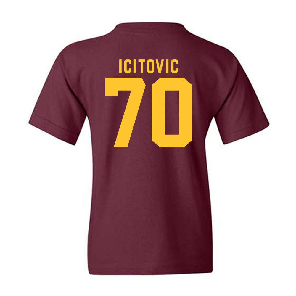 Arizona State - NCAA Men's Basketball : Jovan Icitovic - Classic Shersey Youth T-Shirt-1