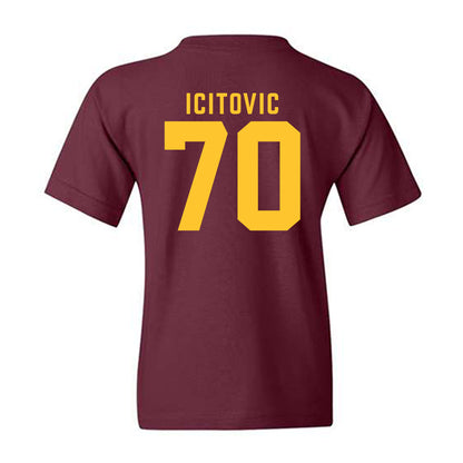Arizona State - NCAA Men's Basketball : Jovan Icitovic - Classic Shersey Youth T-Shirt-1