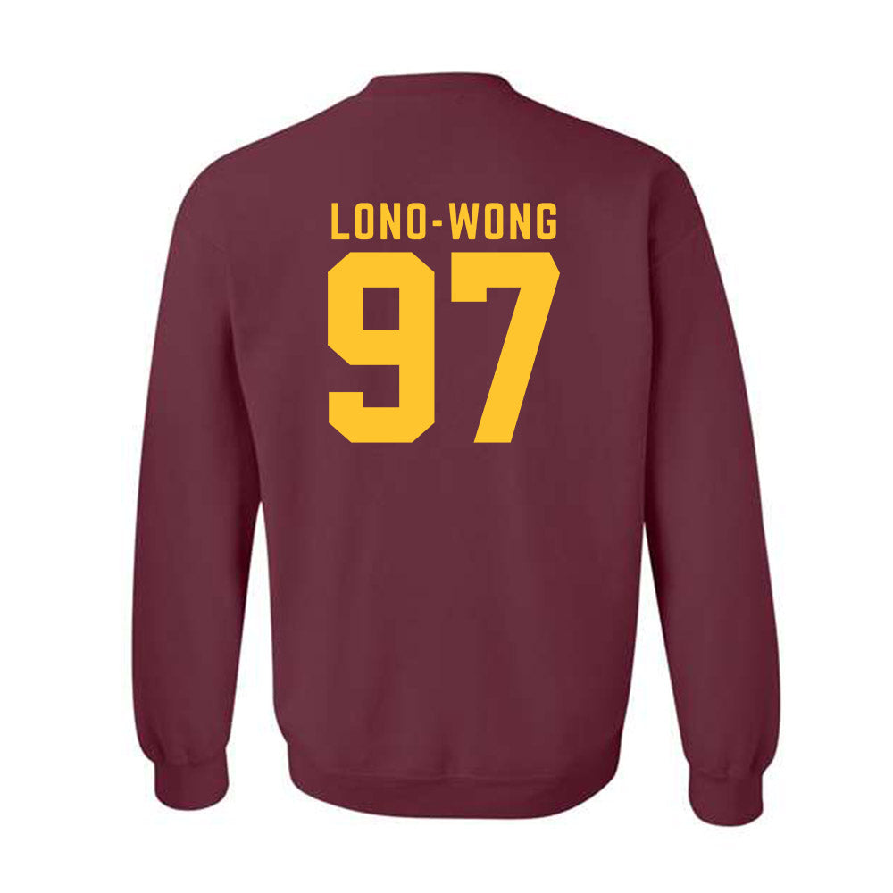 Arizona State - NCAA Football : Blazen Lono-Wong - Classic Shersey Crewneck Sweatshirt-1