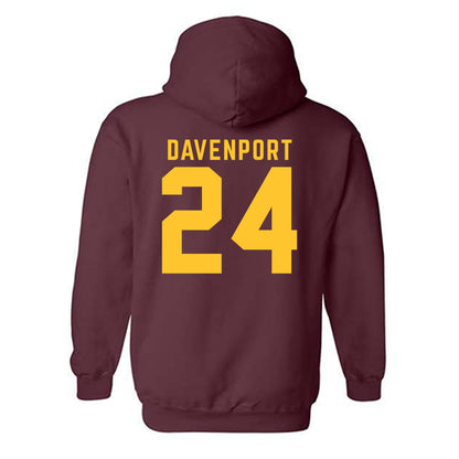 Arizona State - NCAA Women's Basketball : Deborah Davenport - Classic Shersey Hooded Sweatshirt-1