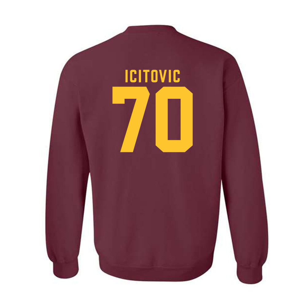 Arizona State - NCAA Men's Basketball : Jovan Icitovic - Classic Shersey Crewneck Sweatshirt-1