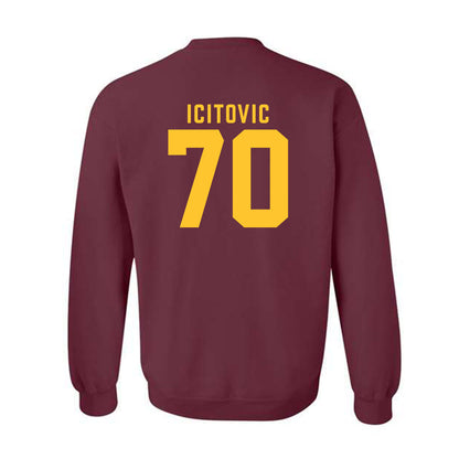Arizona State - NCAA Men's Basketball : Jovan Icitovic - Classic Shersey Crewneck Sweatshirt-1