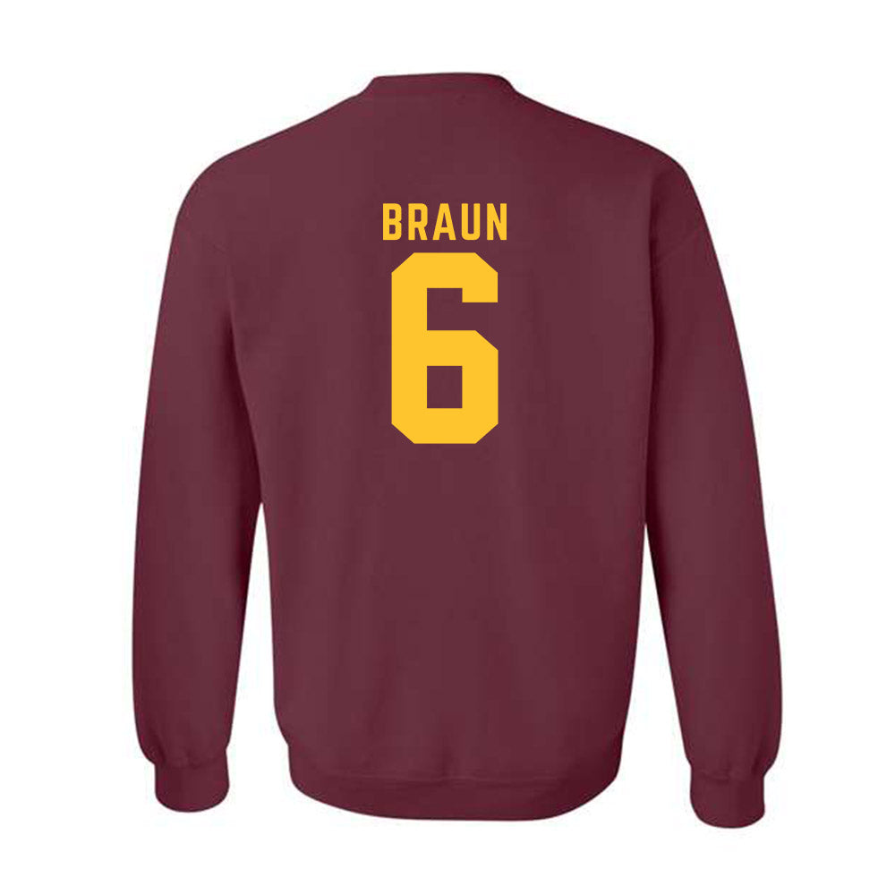 Arizona State - NCAA Men's Basketball : Connor Braun - Classic Shersey Crewneck Sweatshirt