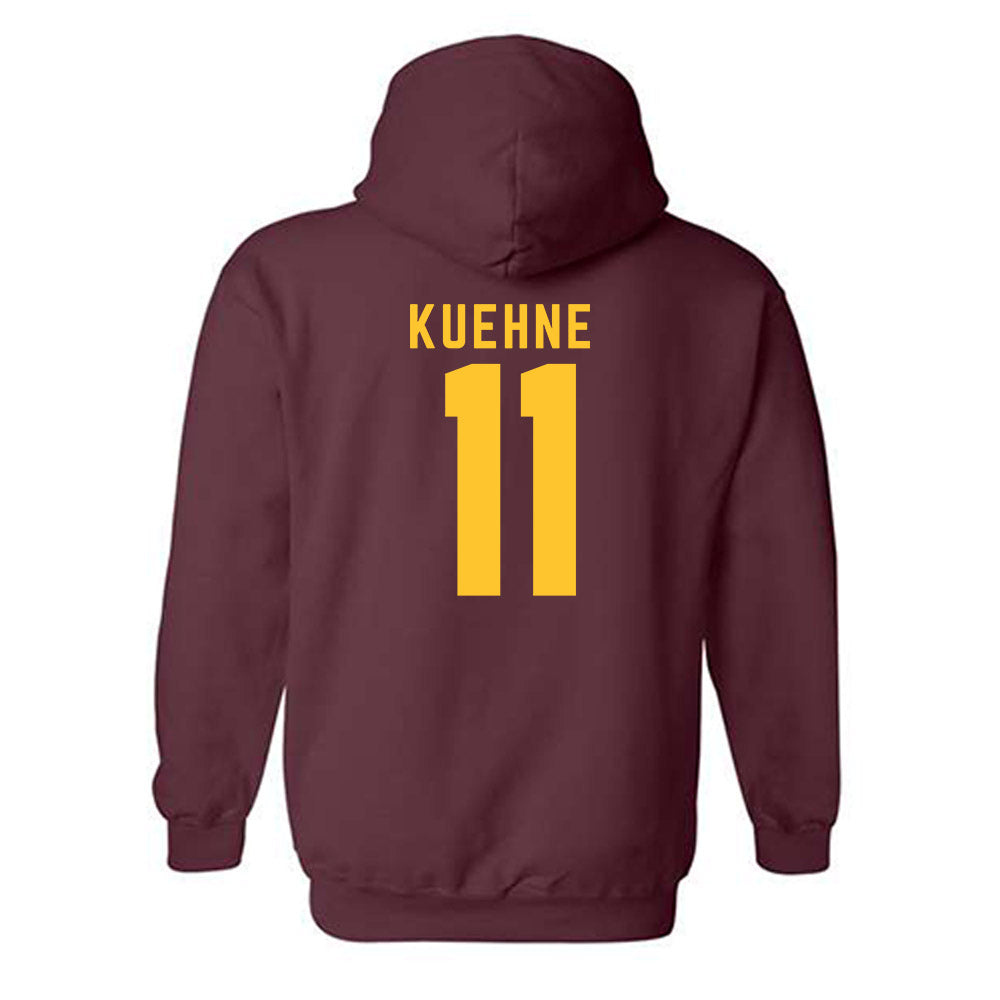 Arizona State - NCAA Men's Ice Hockey : Lincoln Kuehne - Classic Shersey Hooded Sweatshirt-1
