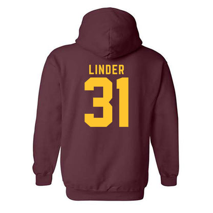 Arizona State - NCAA Baseball : Colin Linder - Classic Shersey Hooded Sweatshirt-1