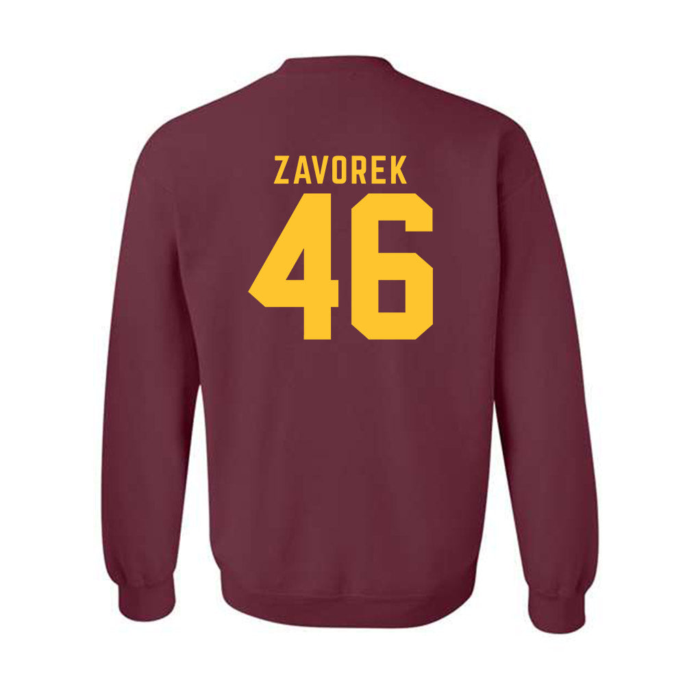Arizona State - NCAA Baseball : Beckett Zavorek - Classic Shersey Crewneck Sweatshirt-1