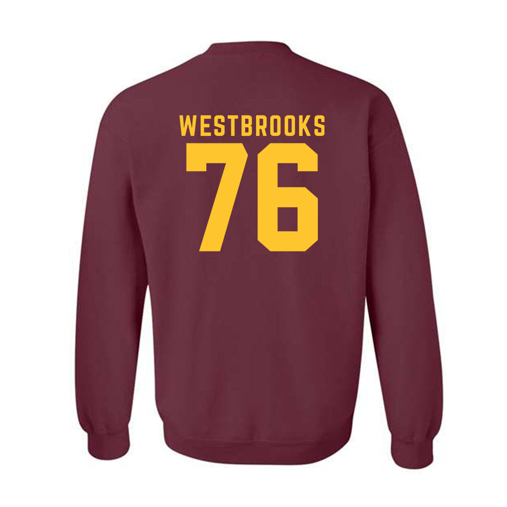 Arizona State - NCAA Football : Champ Westbrooks - Classic Shersey Crewneck Sweatshirt-1