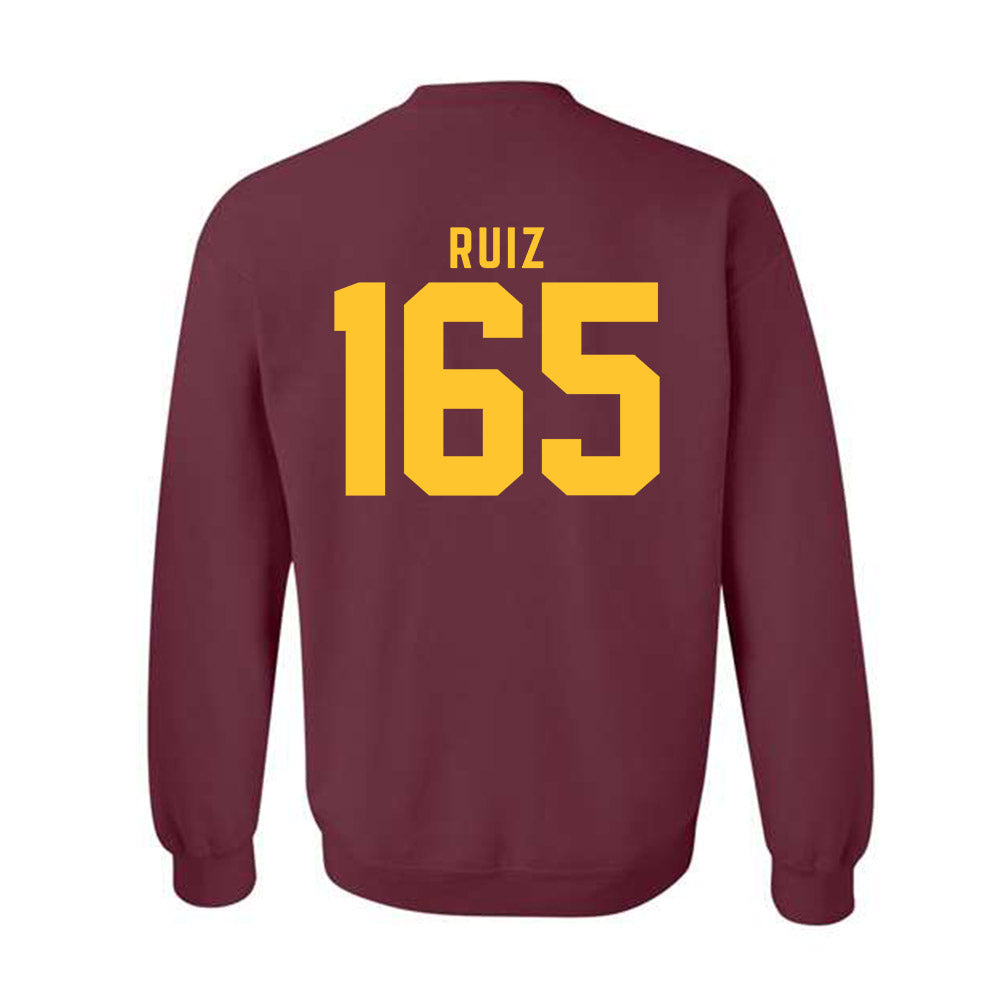 Arizona State - NCAA Wrestling : Nicco Ruiz - Classic Shersey Crewneck Sweatshirt-1